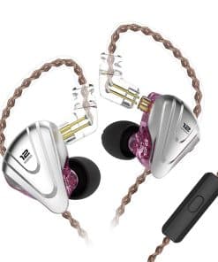Monitores in-ear, KZ ZSX 1DD+5BA Híbrido HiFi Estéreo