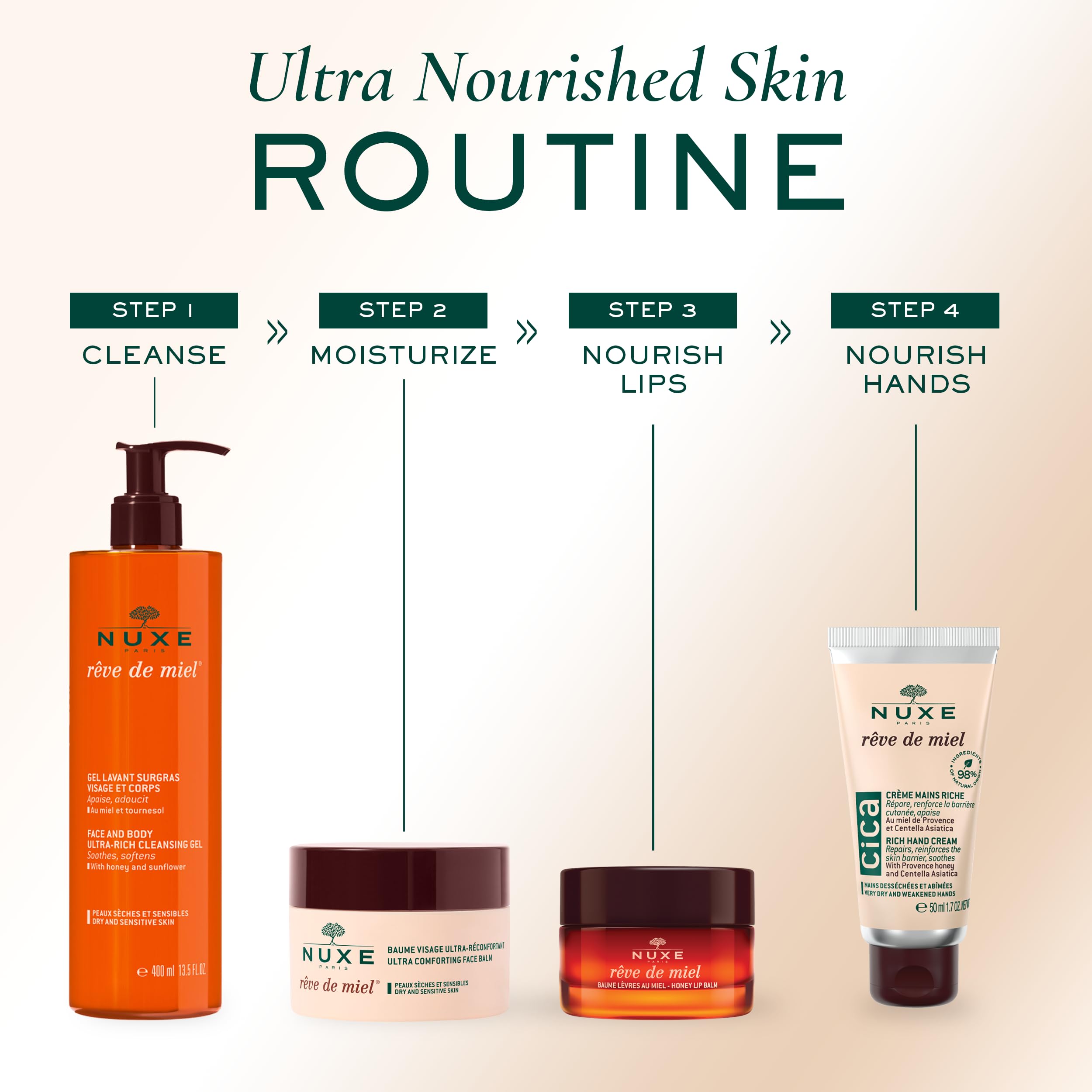 Bálsamo facial ultra reconfortante Nuxe Rêve de Miel - - Imagen 7