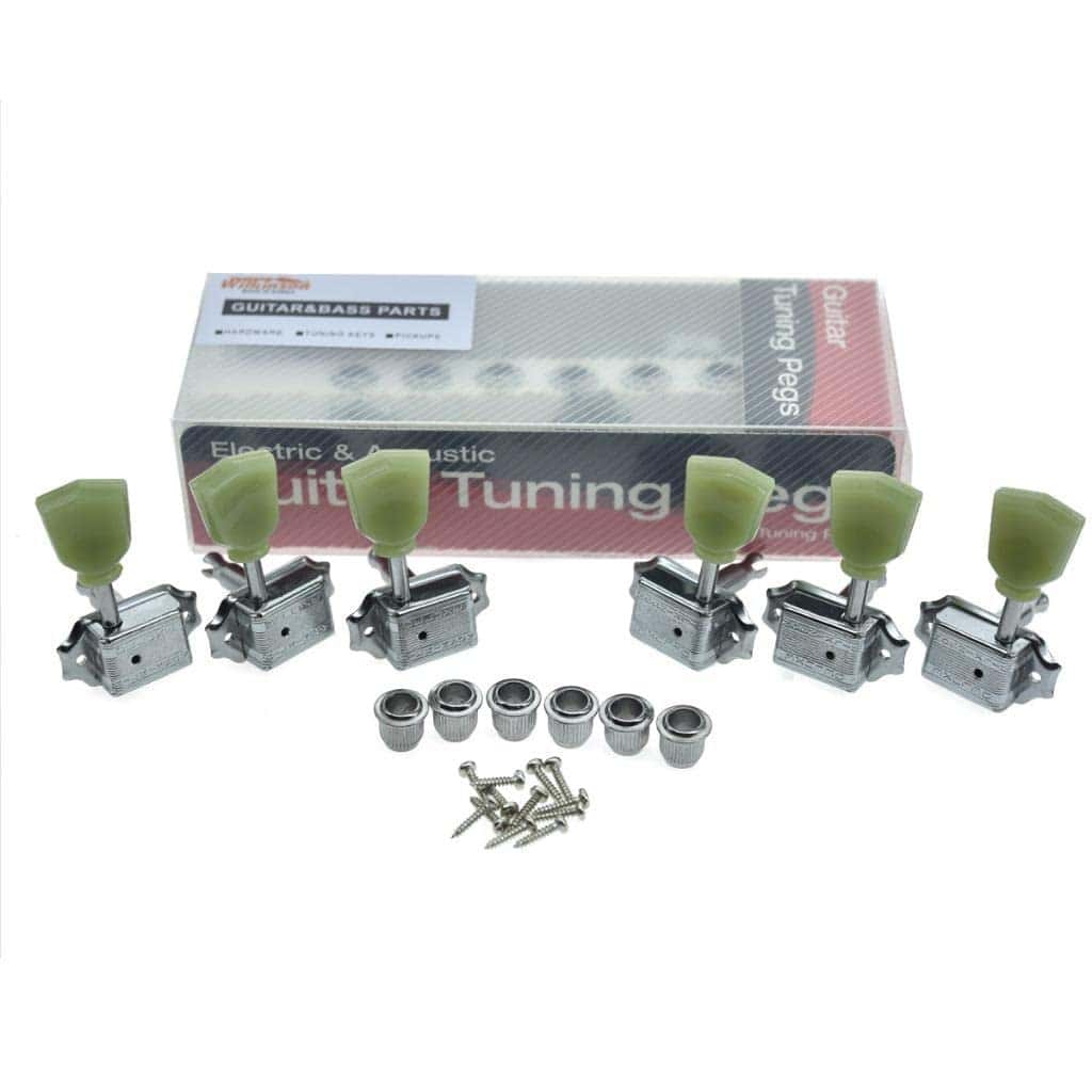 Clavijas de afinación vintage Wilkinson cromadas con - Imagen 6