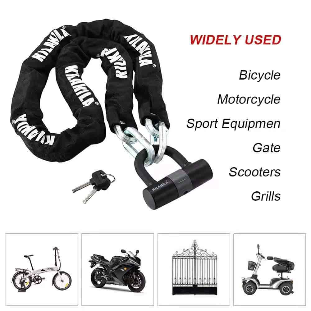 Candado de Cadena de Seguridad KILAKILA de 1.6 Metros - - Imagen 6