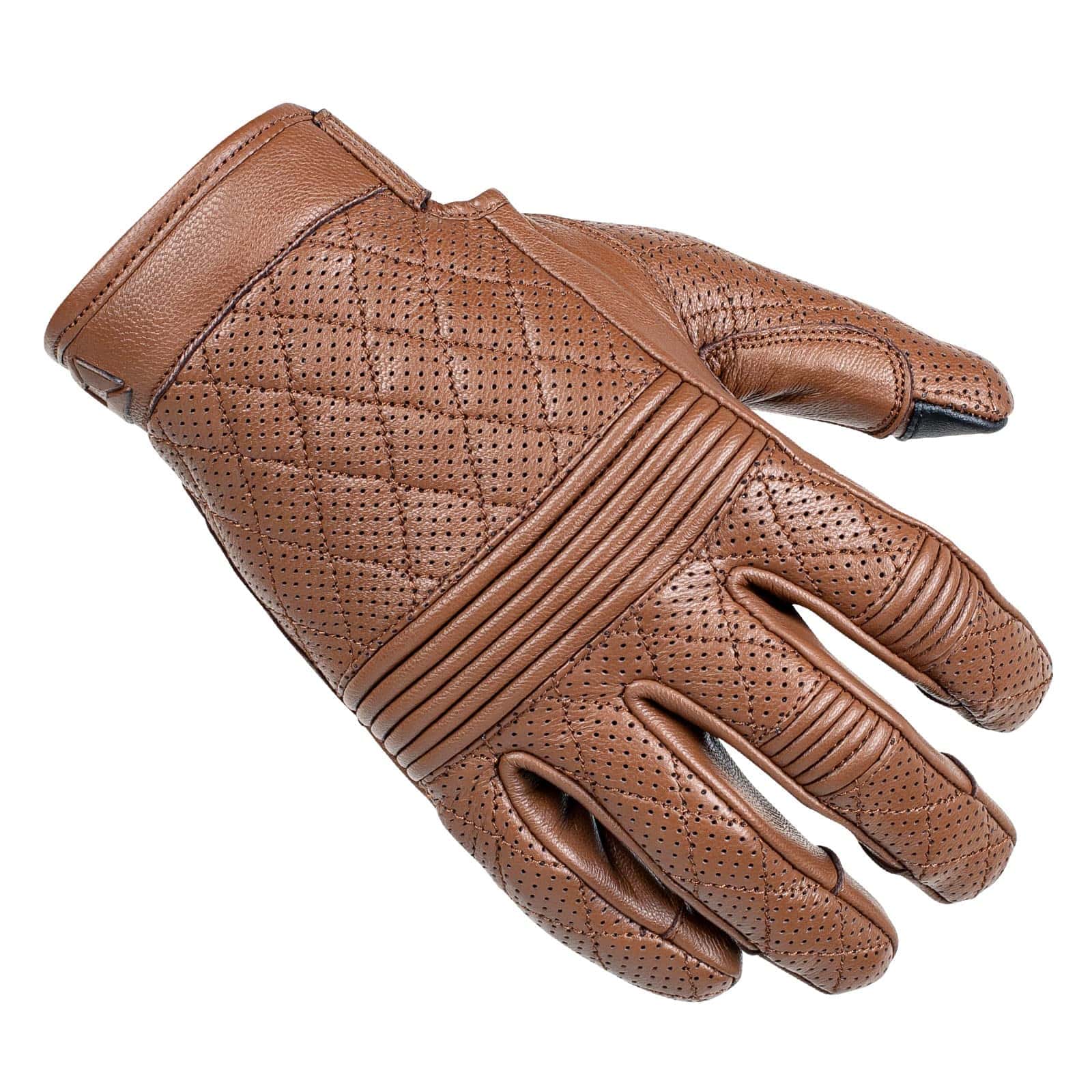 Guantes de cuero para motocicleta cortos cortech Scrapper