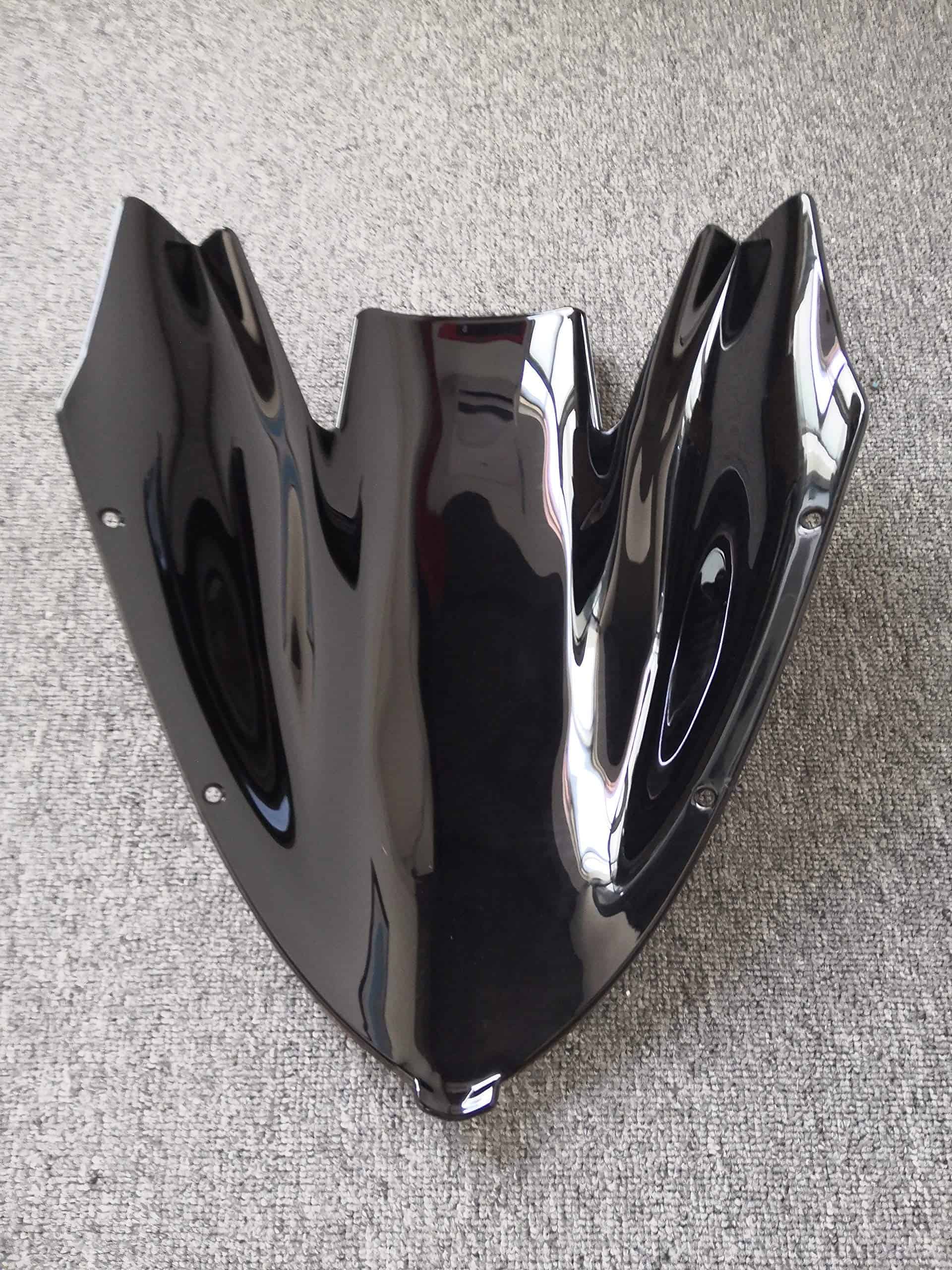 Parabrisas negro de doble burbuja para Kawasaki Ninja 650 - Imagen 4