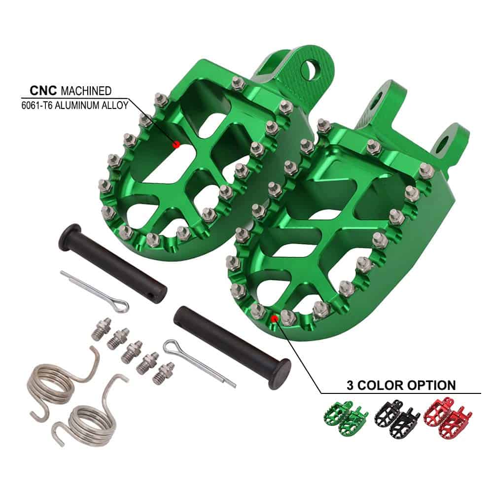 AnXin Reposapiés para Moto Pedales de Pie CNC para KLX300 - Imagen 3