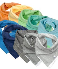 HonestBaby Pañuelo Babero de Lana Orgánica, Paquete de 10