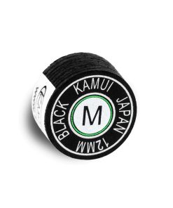 PUNTA DE TACO DE BILLAR LAMINADA KAMUI Black - 1 pieza