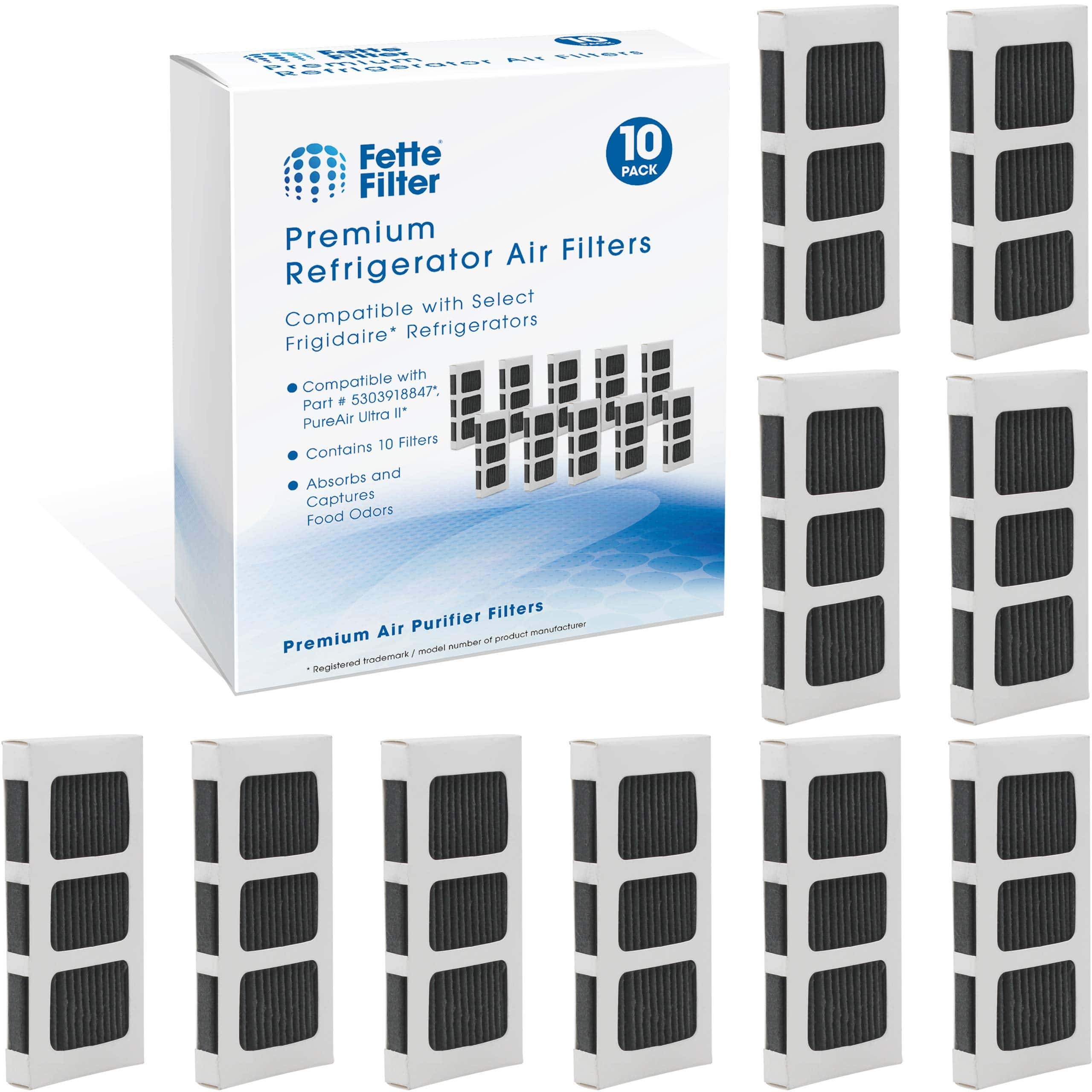 Filtro de aire para refrigerador compatible -ete de 10
