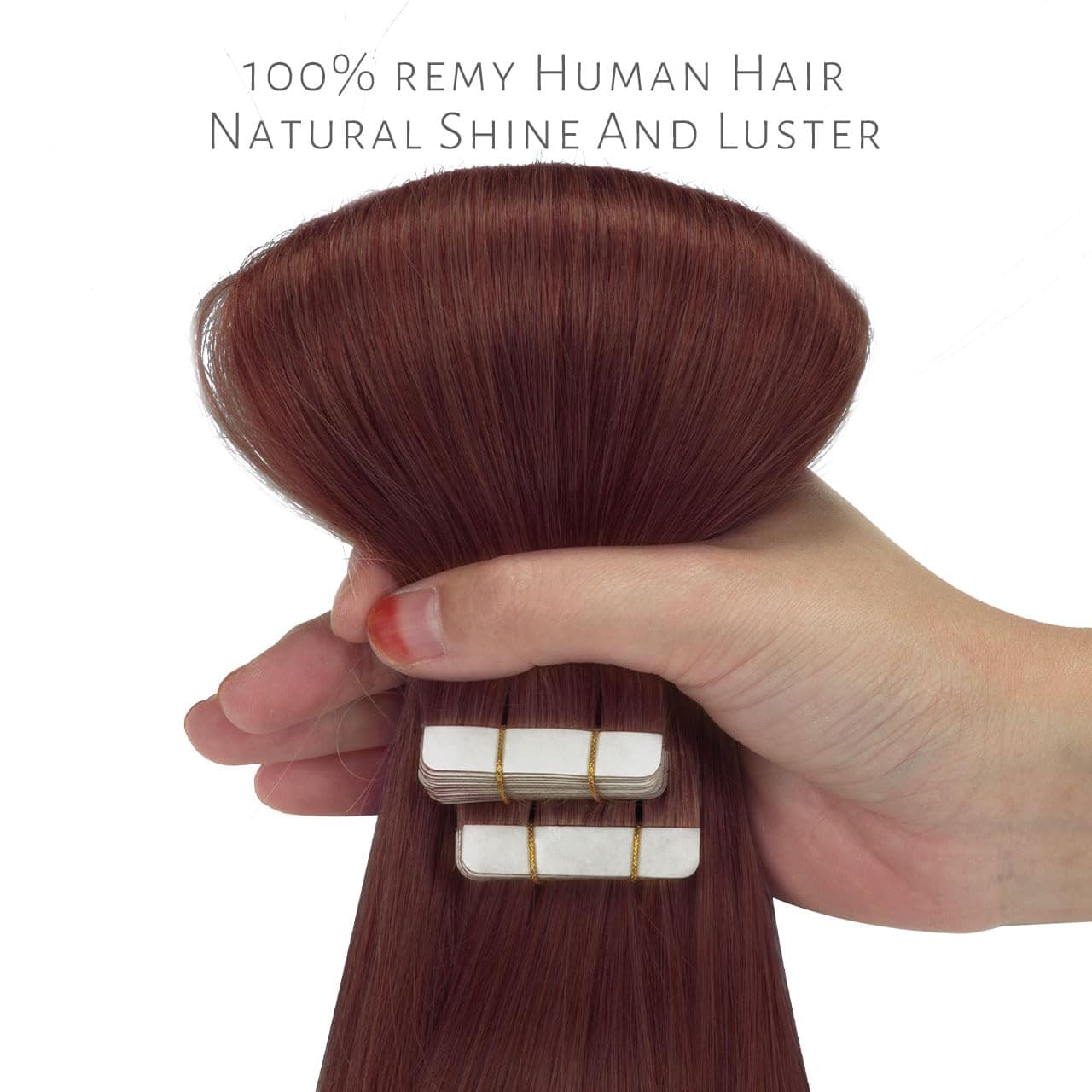 Extensiones de Cabello Humano Remy Tape In Lacerhair de 18 - Imagen 7