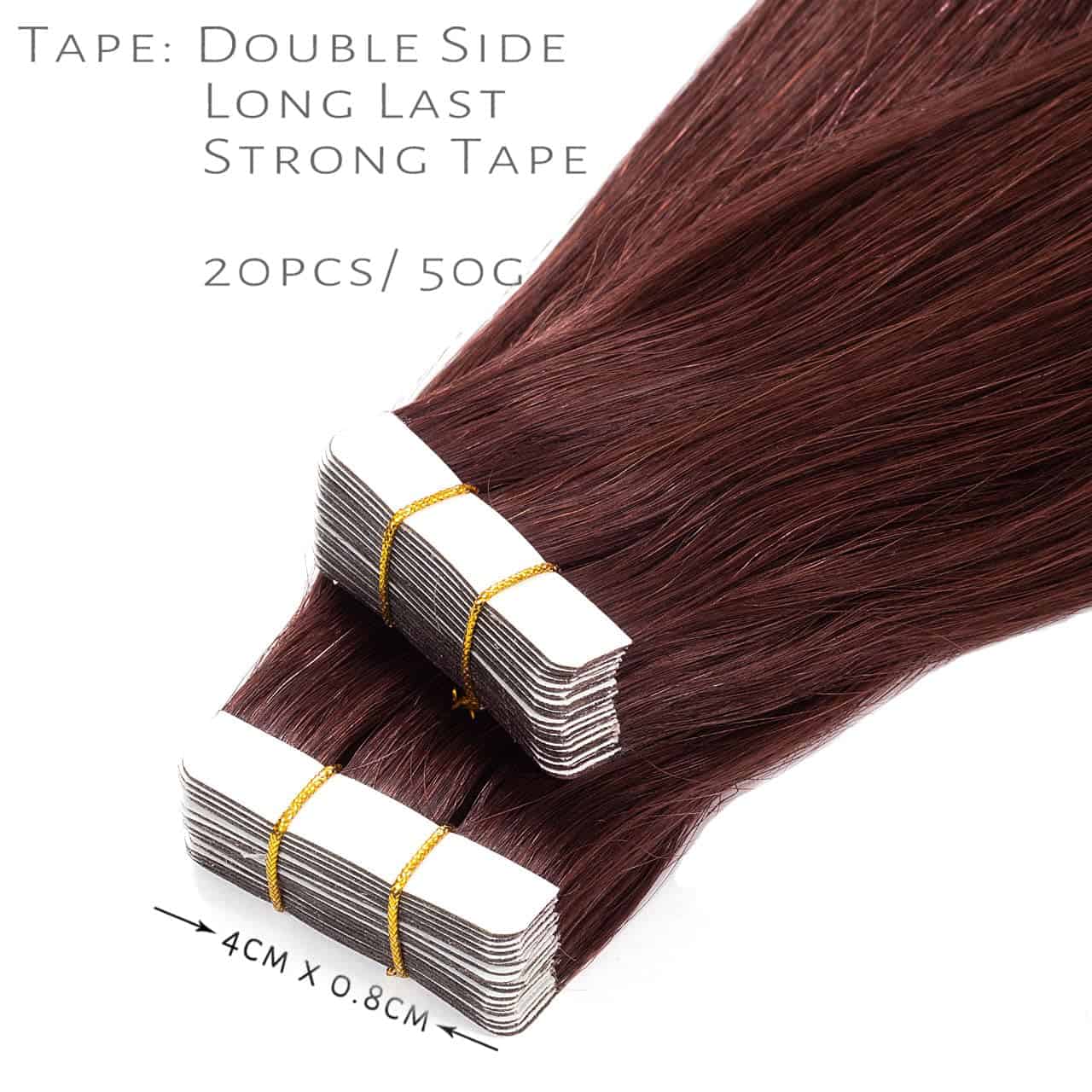 Extensiones de Cabello Humano Remy Tape In Lacerhair de 18 - Imagen 3