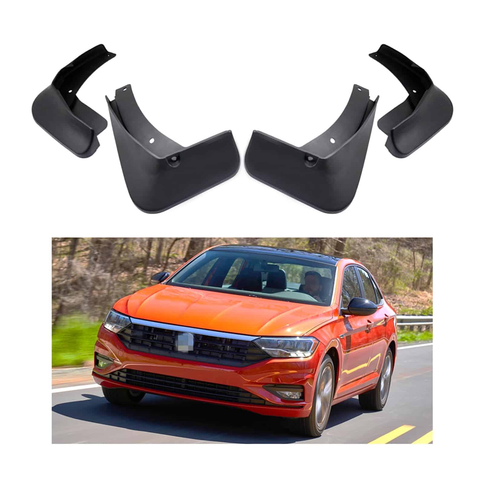 MOERTIFEI Guardabarros Guardabarros Guardabarros -Negro