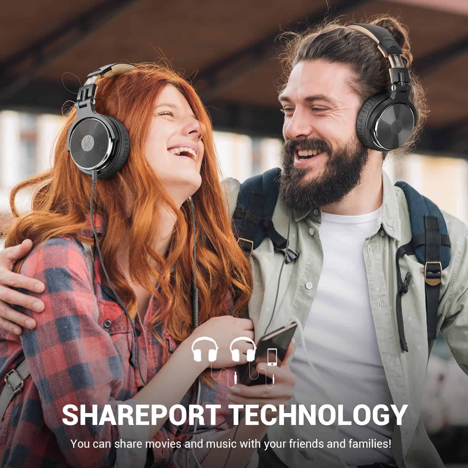 Audífonos con Cable OneOdio Over Ear Studio Monitor & - Imagen 4