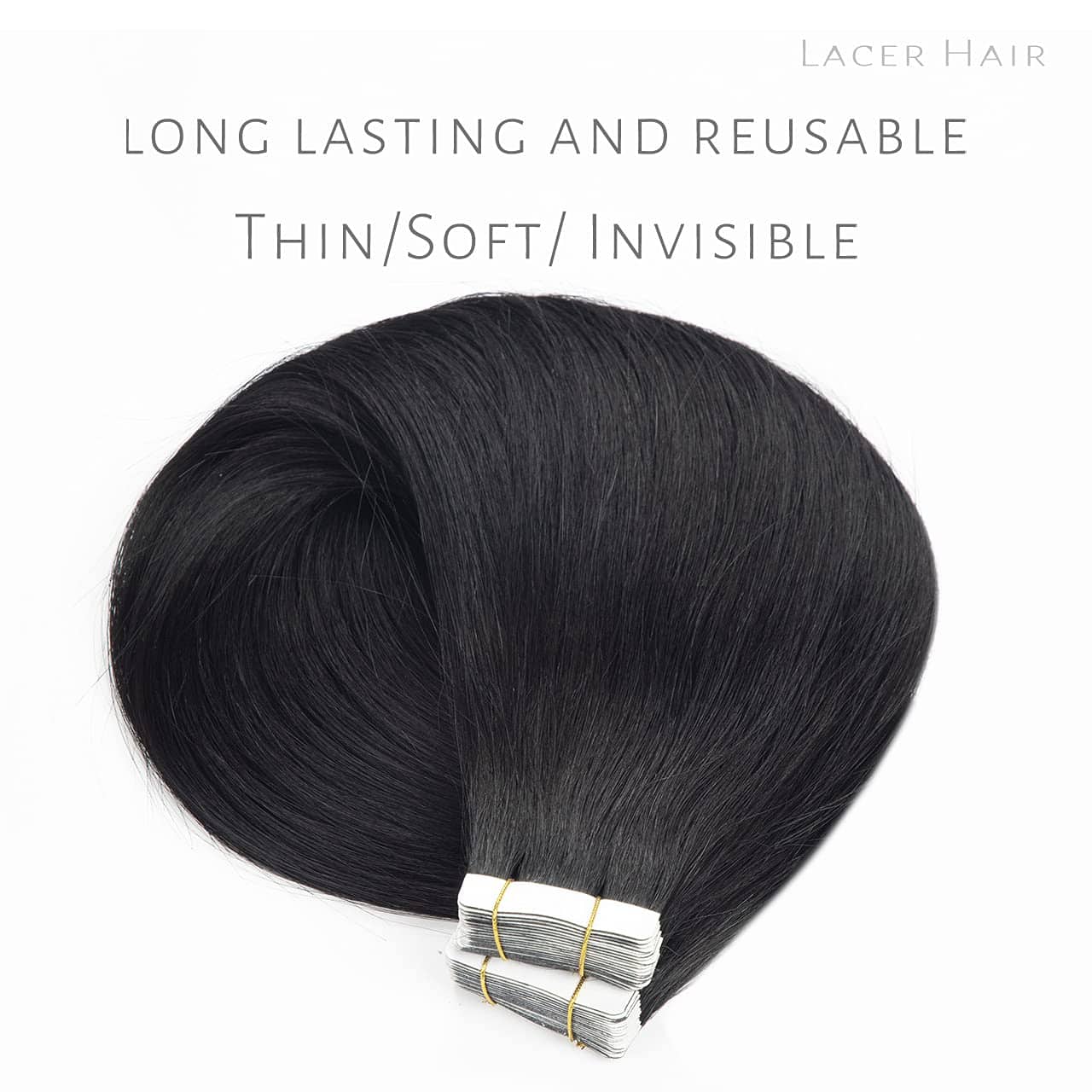 Extensiones de Cabello Humano Remy Invisible Lacerhair de - Imagen 7