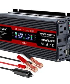 Inversor de Corriente para Automóvil LVYUAN 1000W 12V a