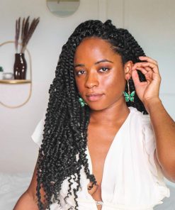 TOYOTRESS Tiana Passion Twist Hair Pre-Twisted -Negro