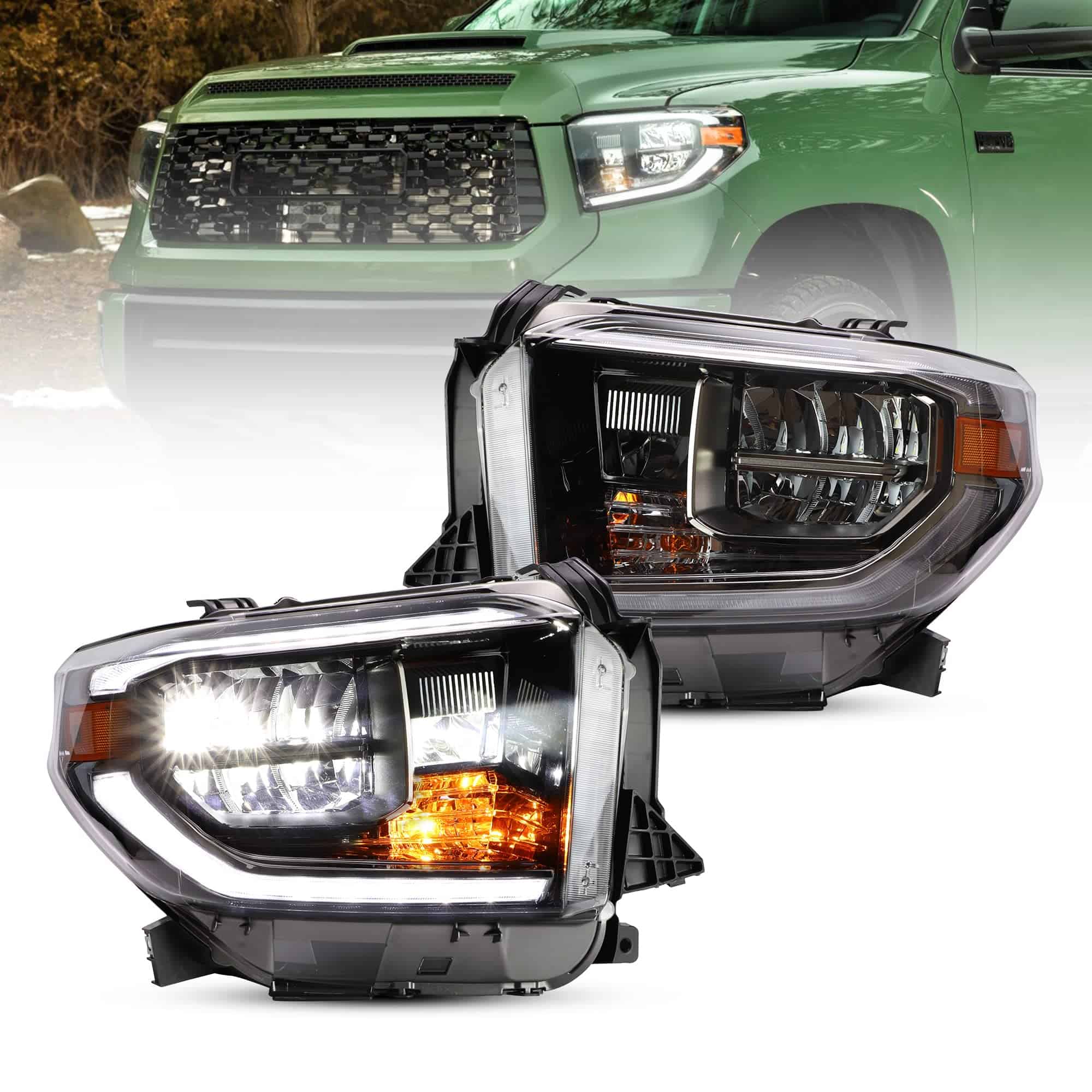 Faros LED VLAND compatibles con Toyota Tundra 2014-2019 con