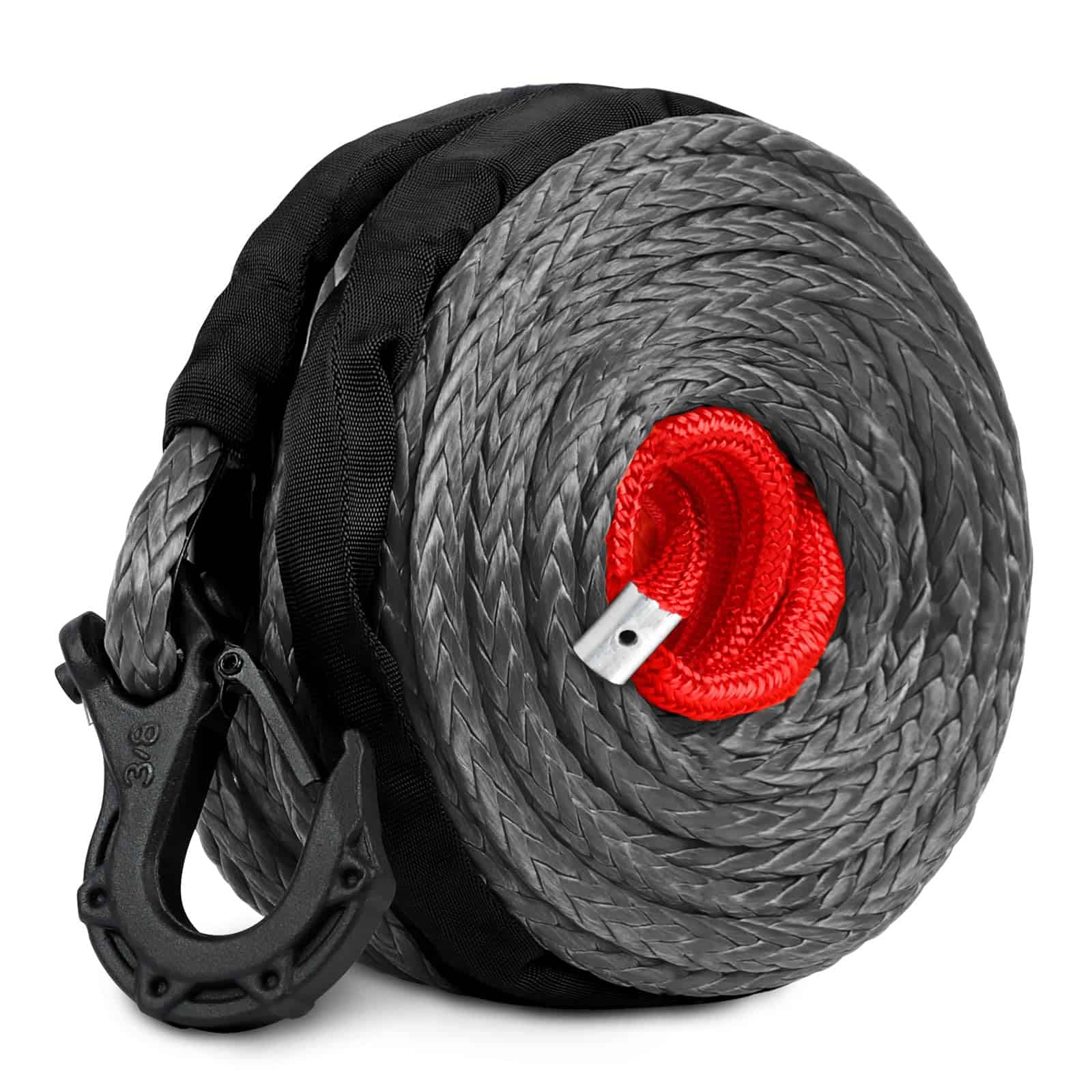 Cuerda de Winch Sintética ZESUPER 3/8" x 100ft Dyneema 12