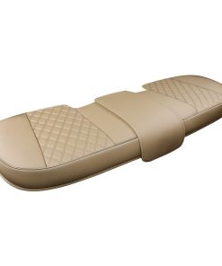 Cubierta de Asiento Trasero de Lujo de Piel -Beige