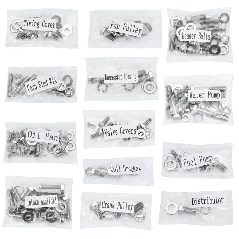 Kit de pernos HEX para motor de bloque pequeño PTNHZ para - Imagen 4
