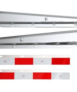 Soporte de faldón de barro recto de acero inoxidable con