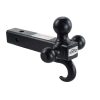 TOPTOW 64181 Enganche de Remolque con Triple Bola y Gancho