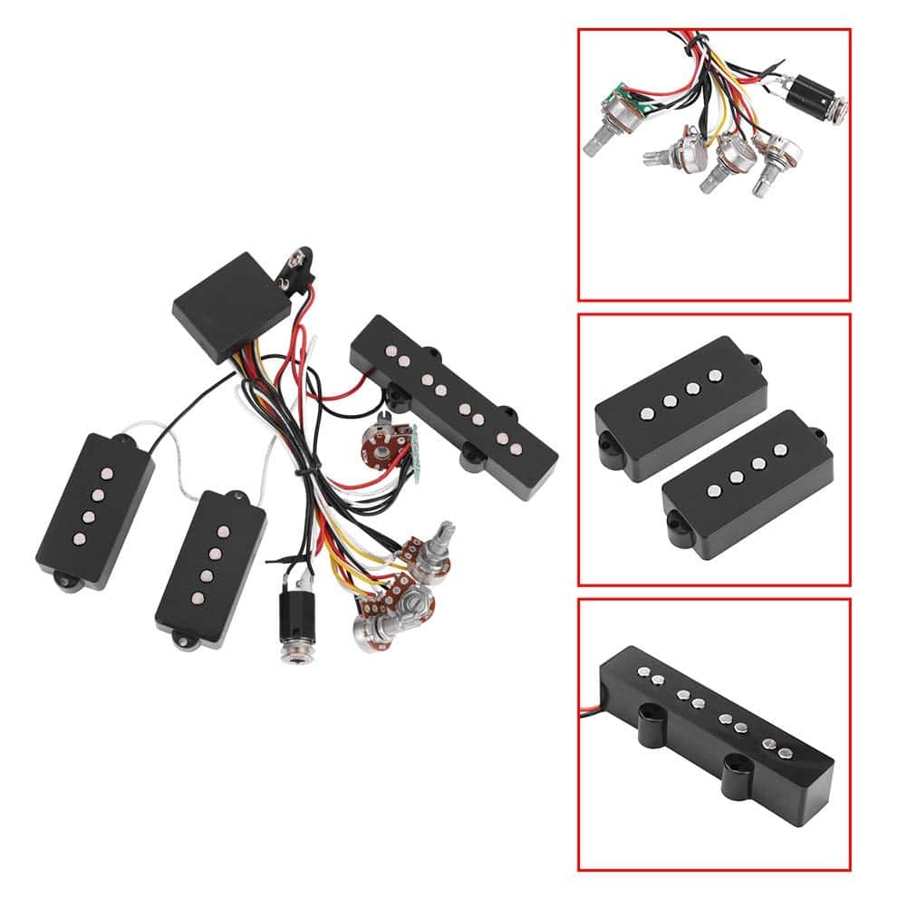 Pastilla de Bajo, Circuito de Cableado de Preamp de Bajo - Imagen 10