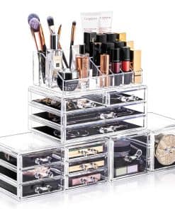 Organizador de Maquillaje URMOMS 4 Piezas, Caja de