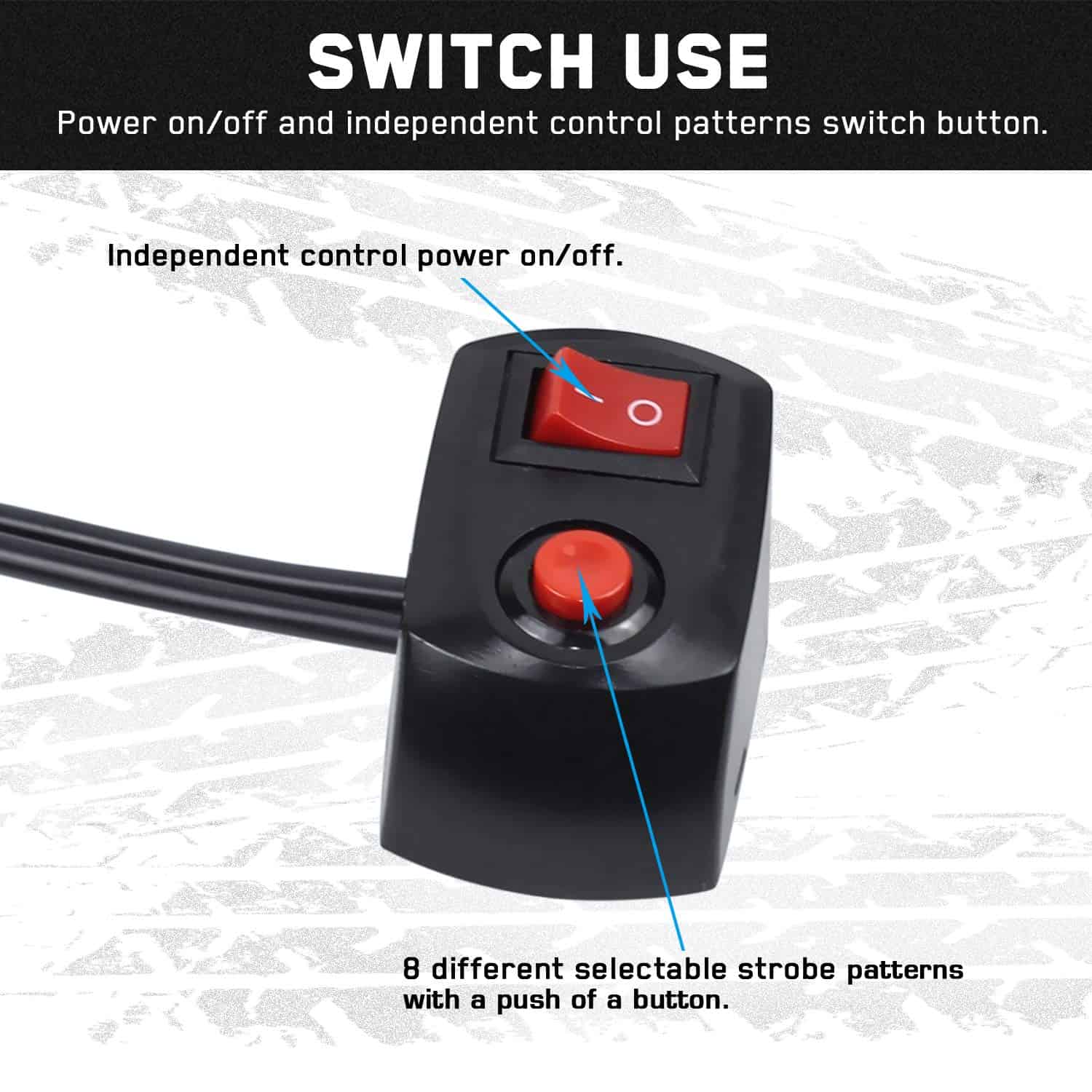 LINKITOM 12-24V 12-LED Super Bright Sync Feature Emergency - Imagen 5