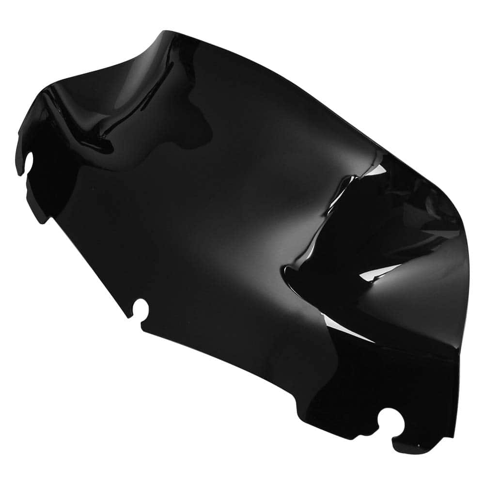 H RUO Parabrisas Onda Negro de 9 pulgadas para Harley - Imagen 3