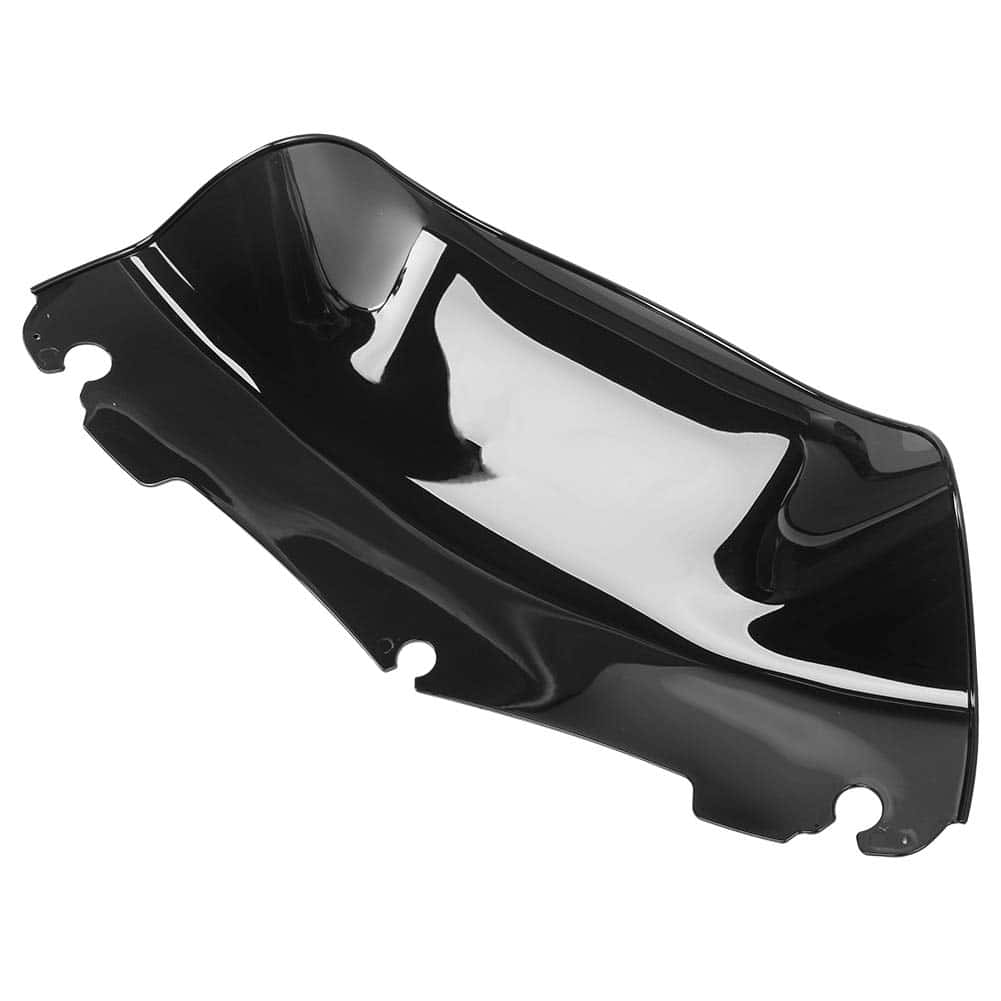 H RUO Parabrisas Onda Negro de 9 pulgadas para Harley - Imagen 6