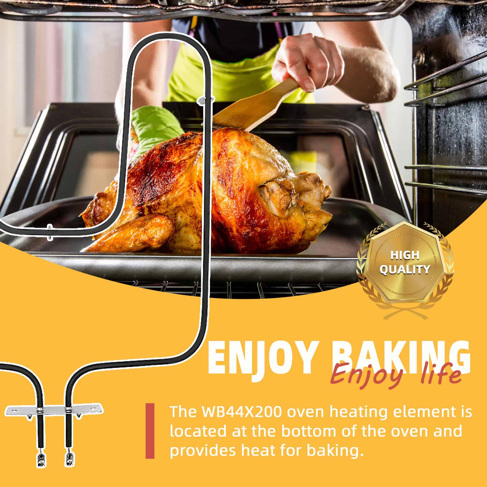 Elemento Calefactor para Horno GE WB44X200 de AMI PARTS - Imagen 3