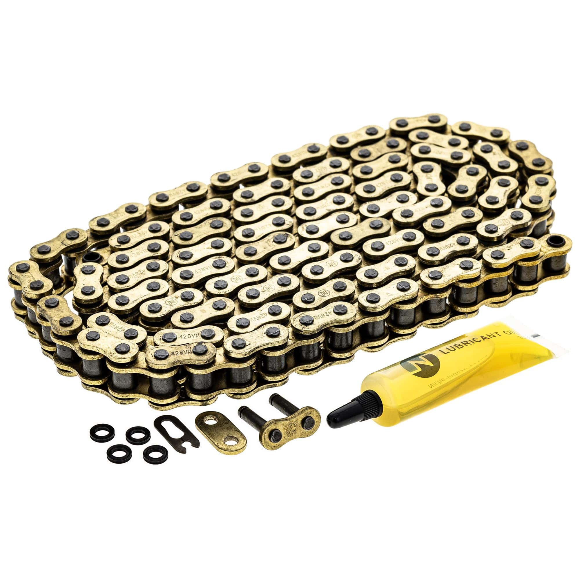 Cadena de transmisión X-Ring NICHE Gold 428 con 128