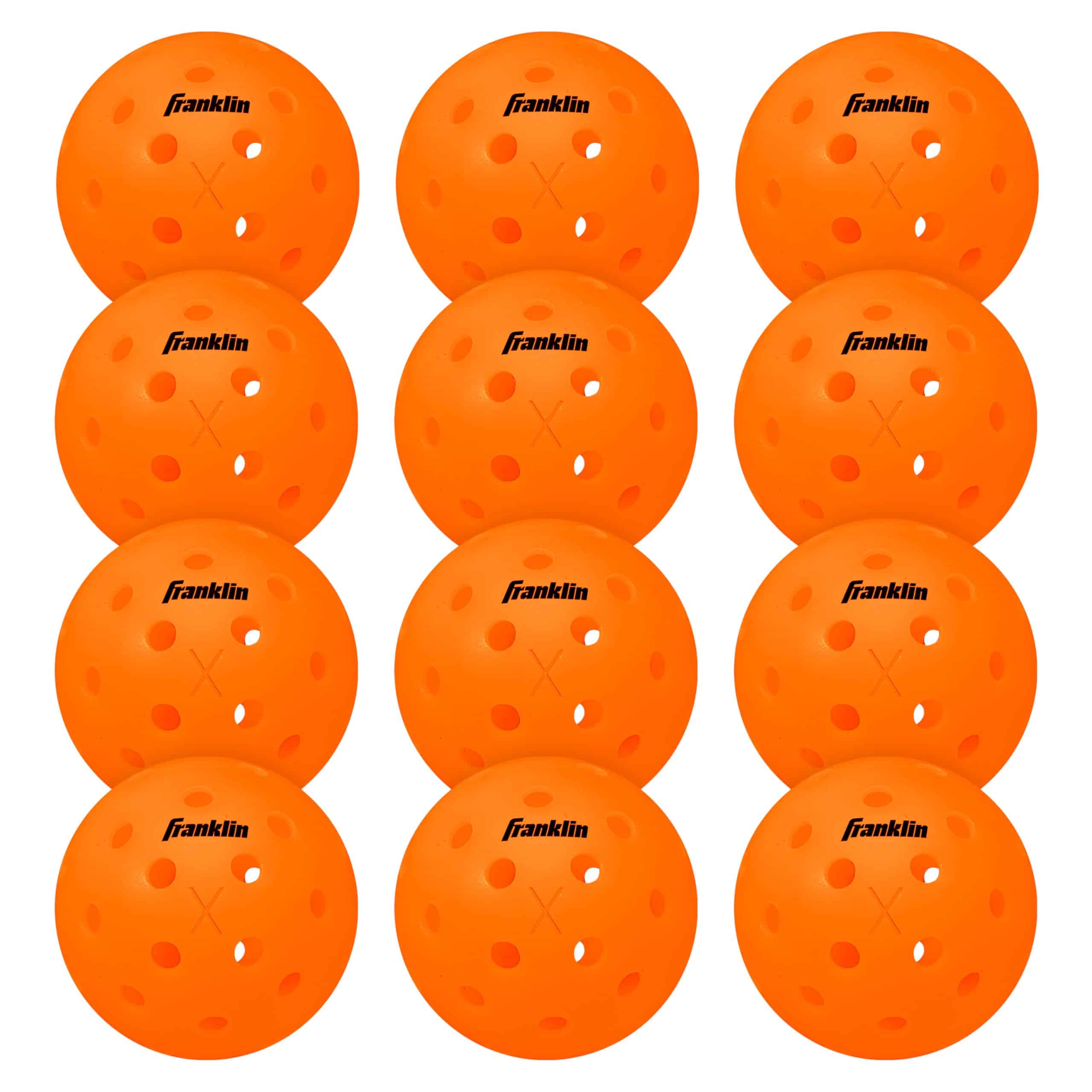 Pelotas de Pickleball Franklin Sports X-40 - Pack de 12