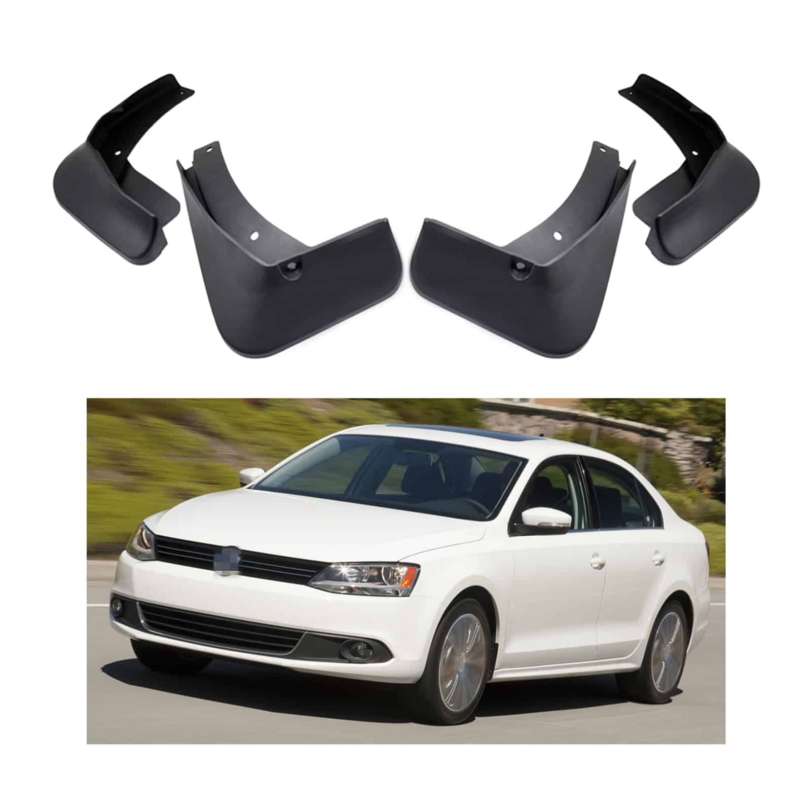 MOERTIFEI Guardabarros para Auto Aletas de Barro