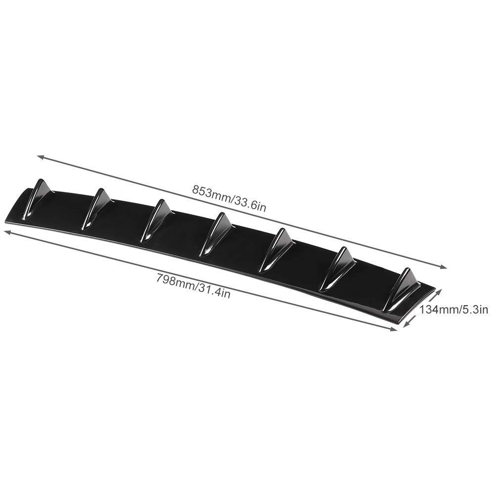 Difusor de aleta de tiburón Qiilu, universal para coche, - Imagen 4