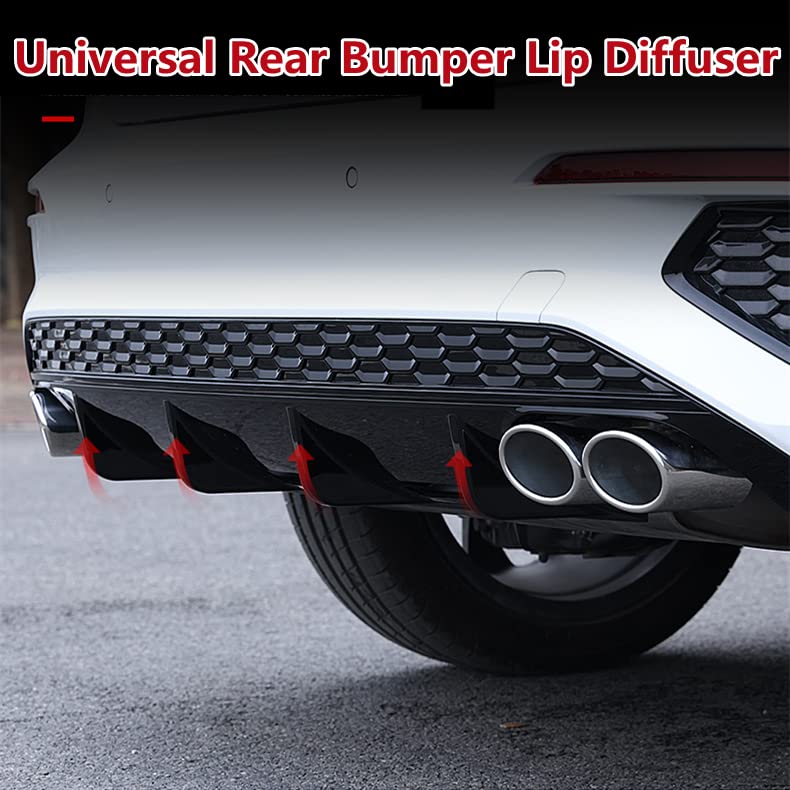 Difusor de aleta de tiburón Qiilu, universal para coche, - Imagen 6