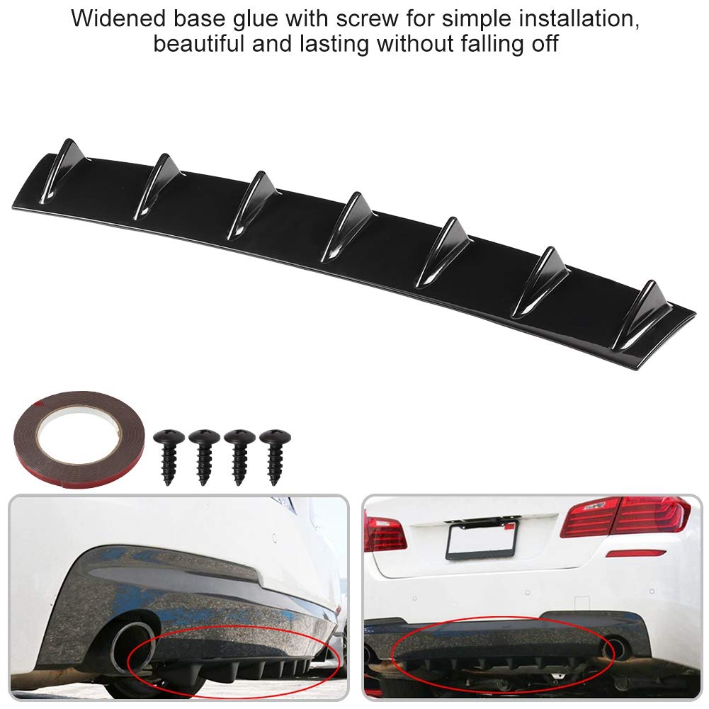 Difusor de aleta de tiburón Qiilu, universal para coche, - Imagen 7