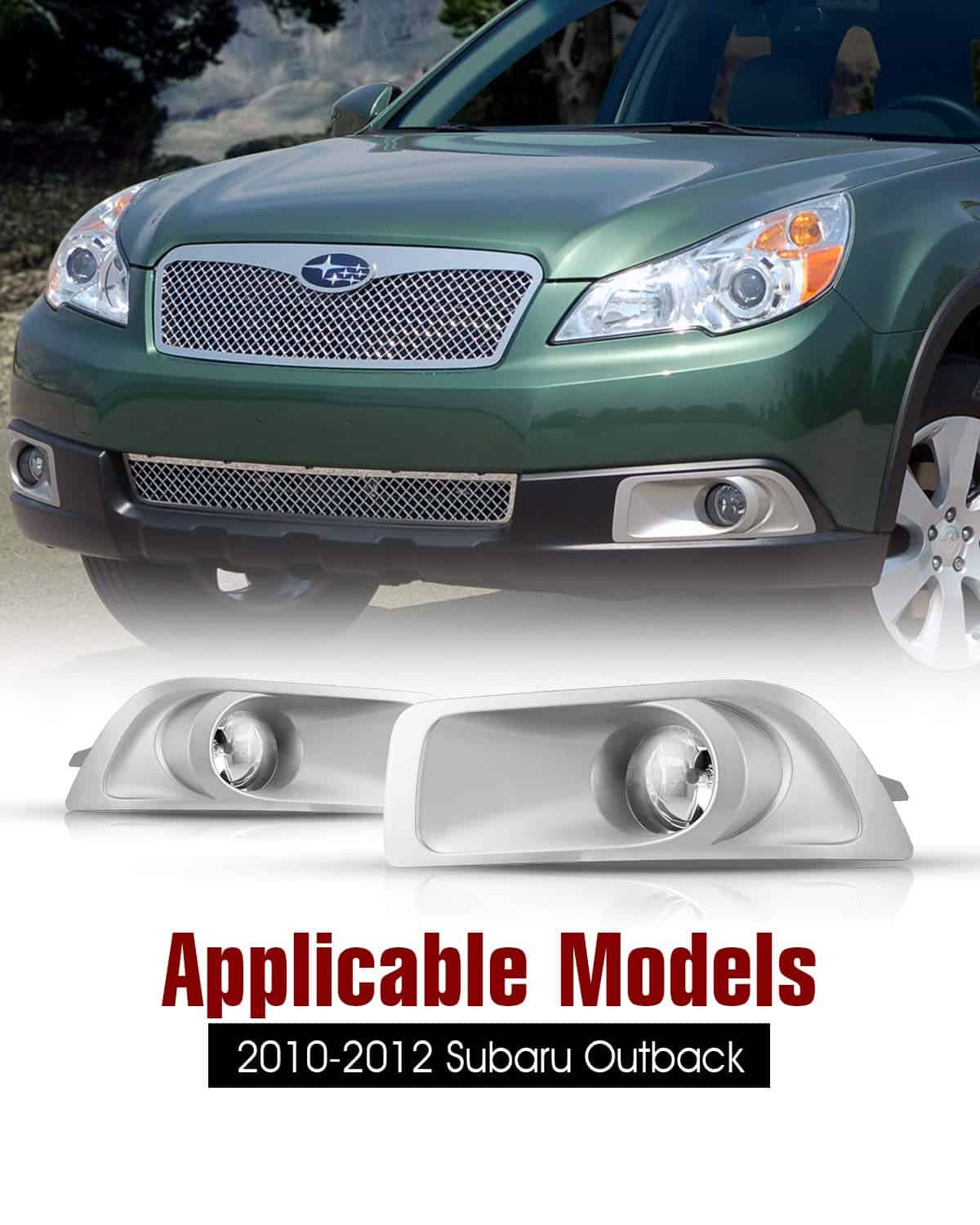 Luces antiniebla AUTOWIKI para Subaru Outback 2010-2012 - Imagen 3