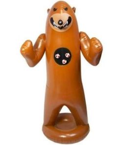 Juego de lanzar oso inflable Hammer + Axe en caja, juego de