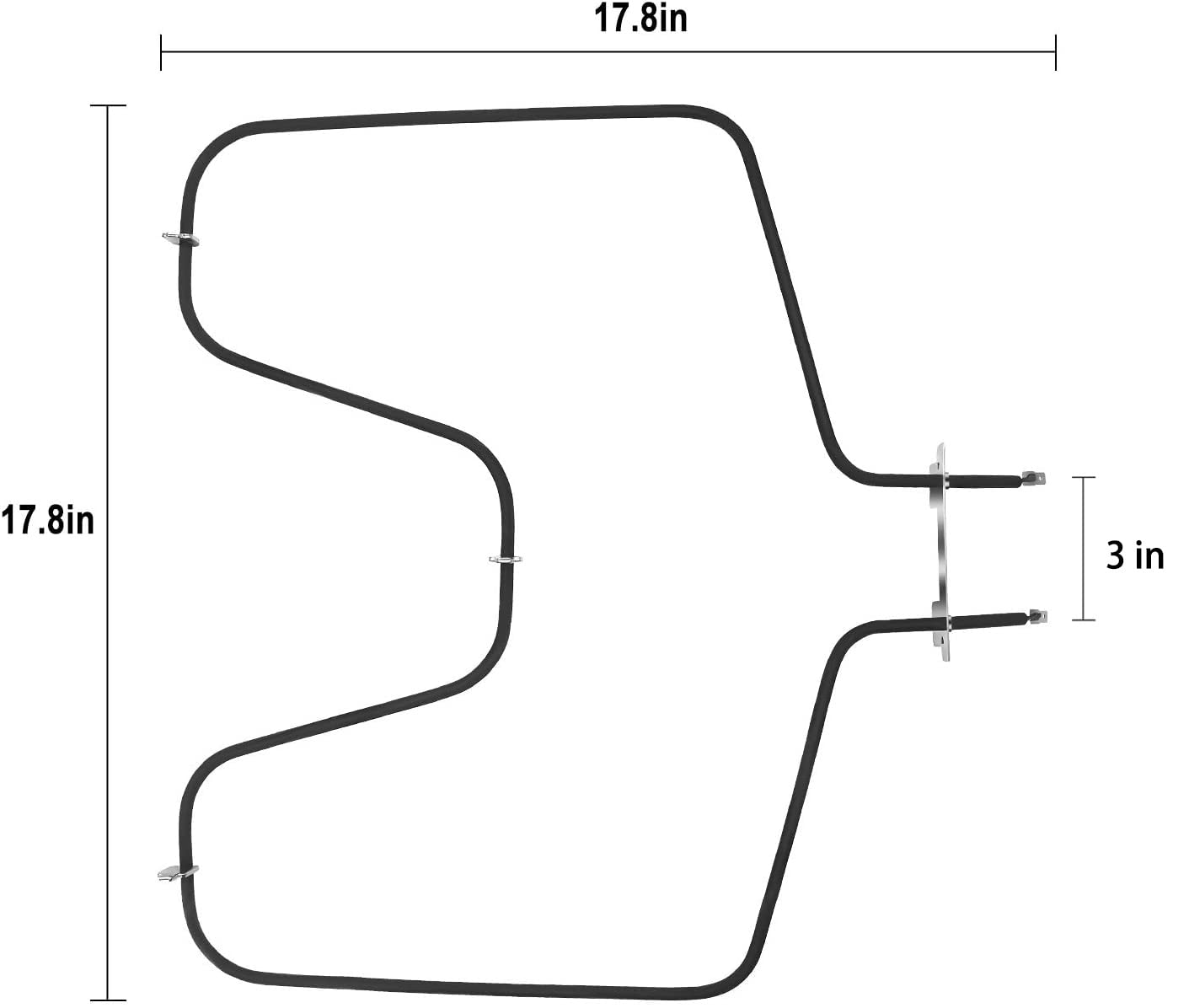 AMI PARTS WB44k10005 Elemento de Horneado de Repuesto - Imagen 3
