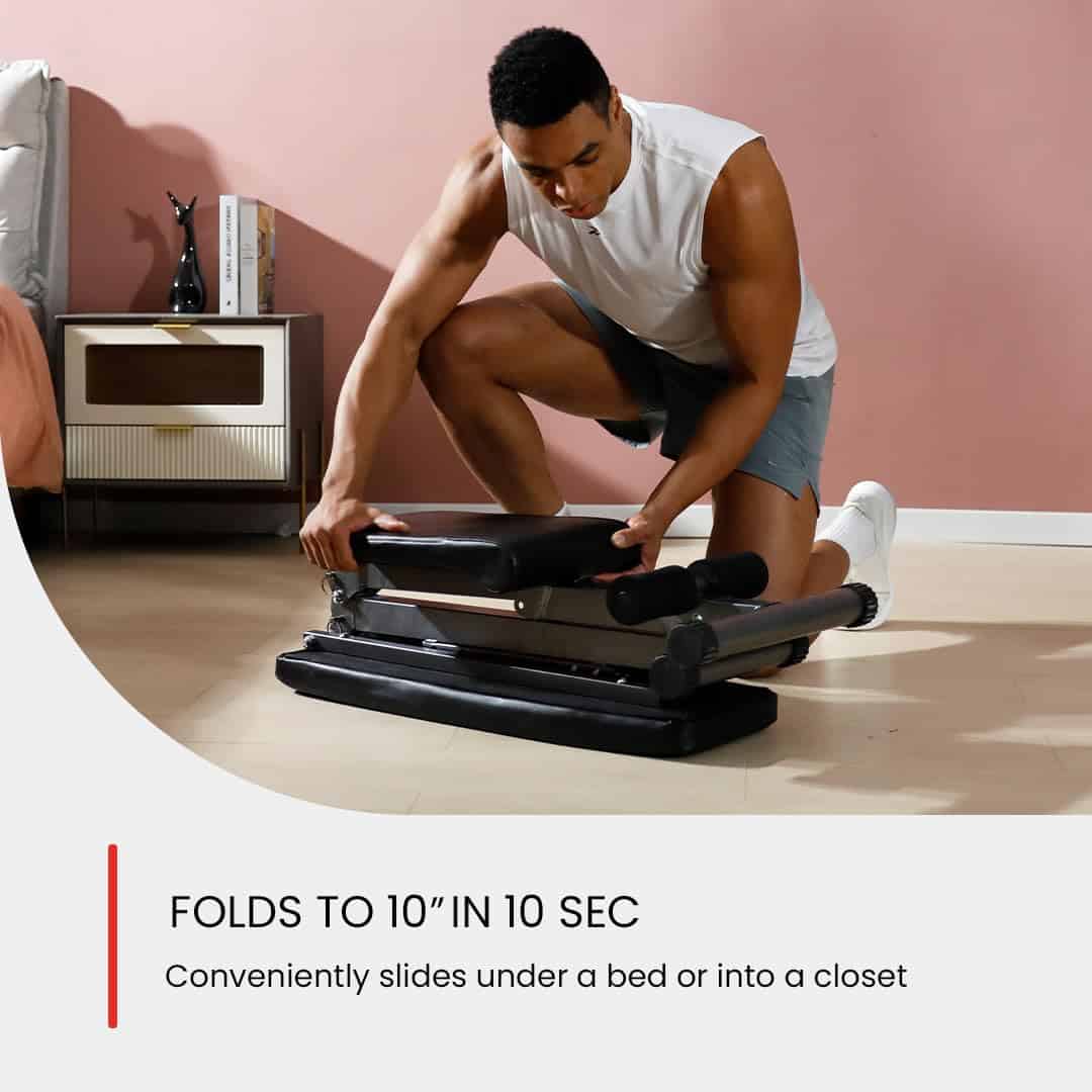 Banco de Pesas 5 en 1 Finer Form, Ajustable y Plegable para - Imagen 4