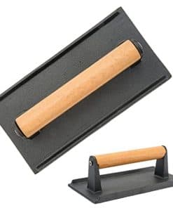 Prensa para parrilla de Alpine Cuisine de Hierro Fundido -