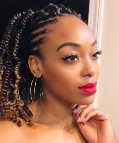 TOYOTRESS Tiana Passion Twist Hair 14 pulgadas Rubia Ombre