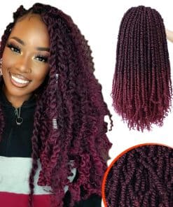 7 Packs Pre-twisted Passion Twist YEBO Pre Looped Small