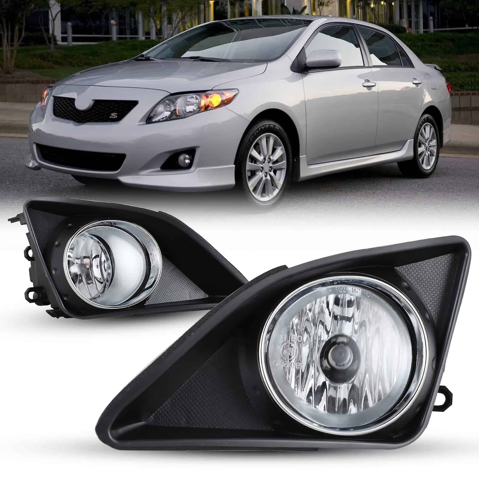 Luces antiniebla AUTOWIKI para Toyota Corolla 2009-2010
