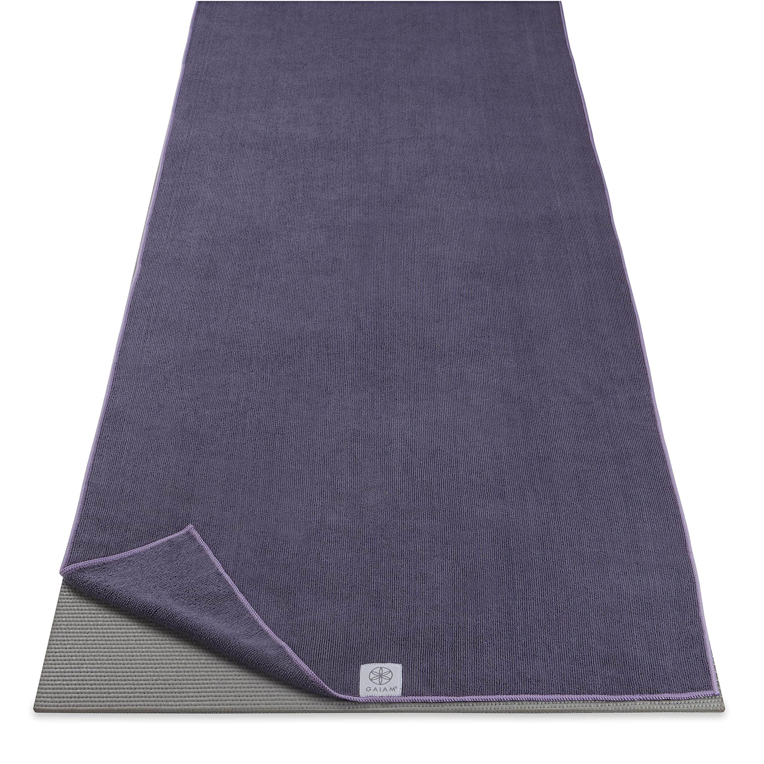 Toalla de Yoga Gaiam de Microfibra para Tapete -Lila