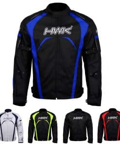 Chamarra de Moto HWK para Hombres y Mujeres, -Azul