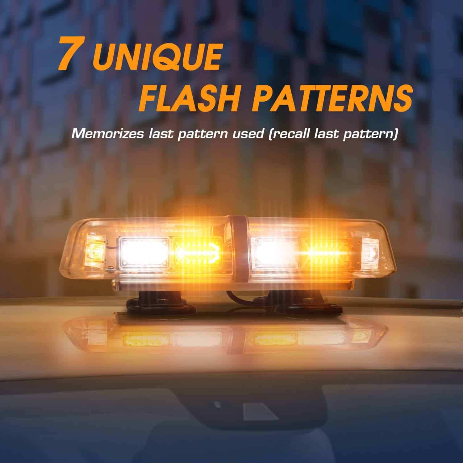 Luces de advertencia LED LINKITOM para techo de vehículo - - Imagen 8