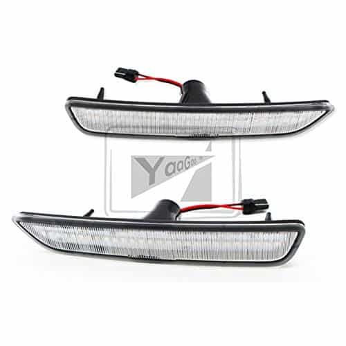 YaaGoo para Mustang 2010-2014 Luz de Marcador Lateral LED