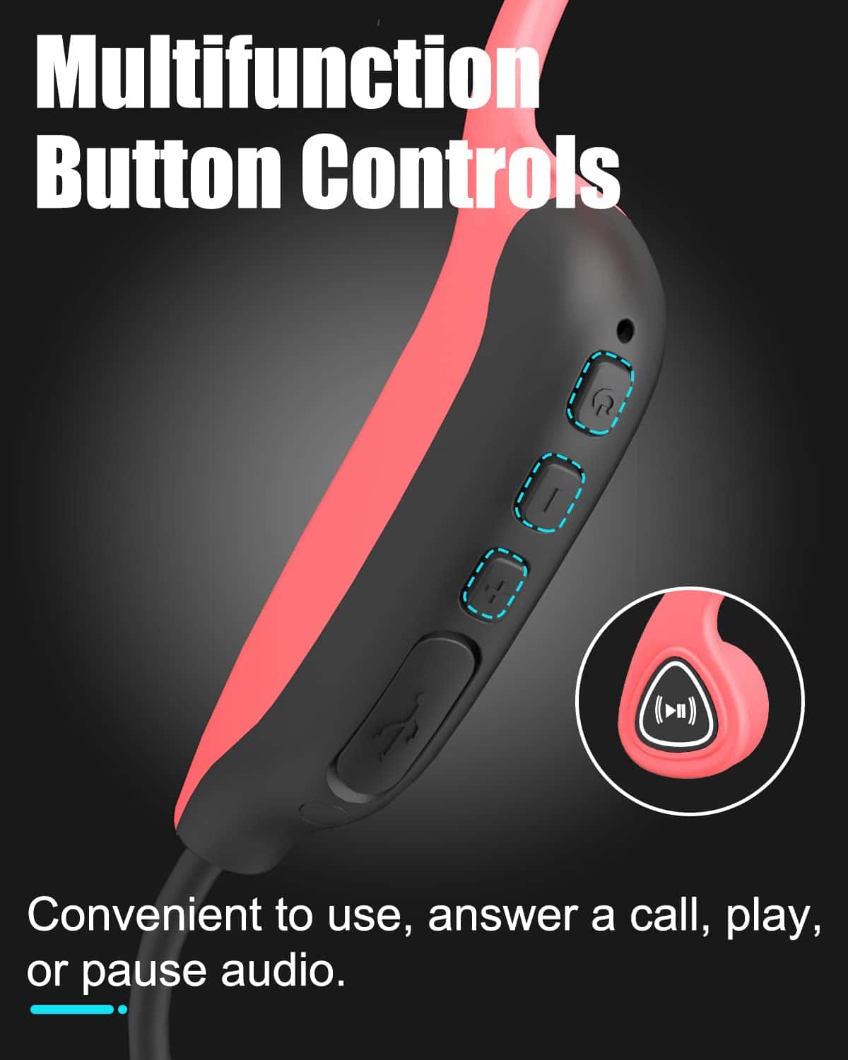 Auriculares de conducción ósea Tayogo, Auriculares - Imagen 4