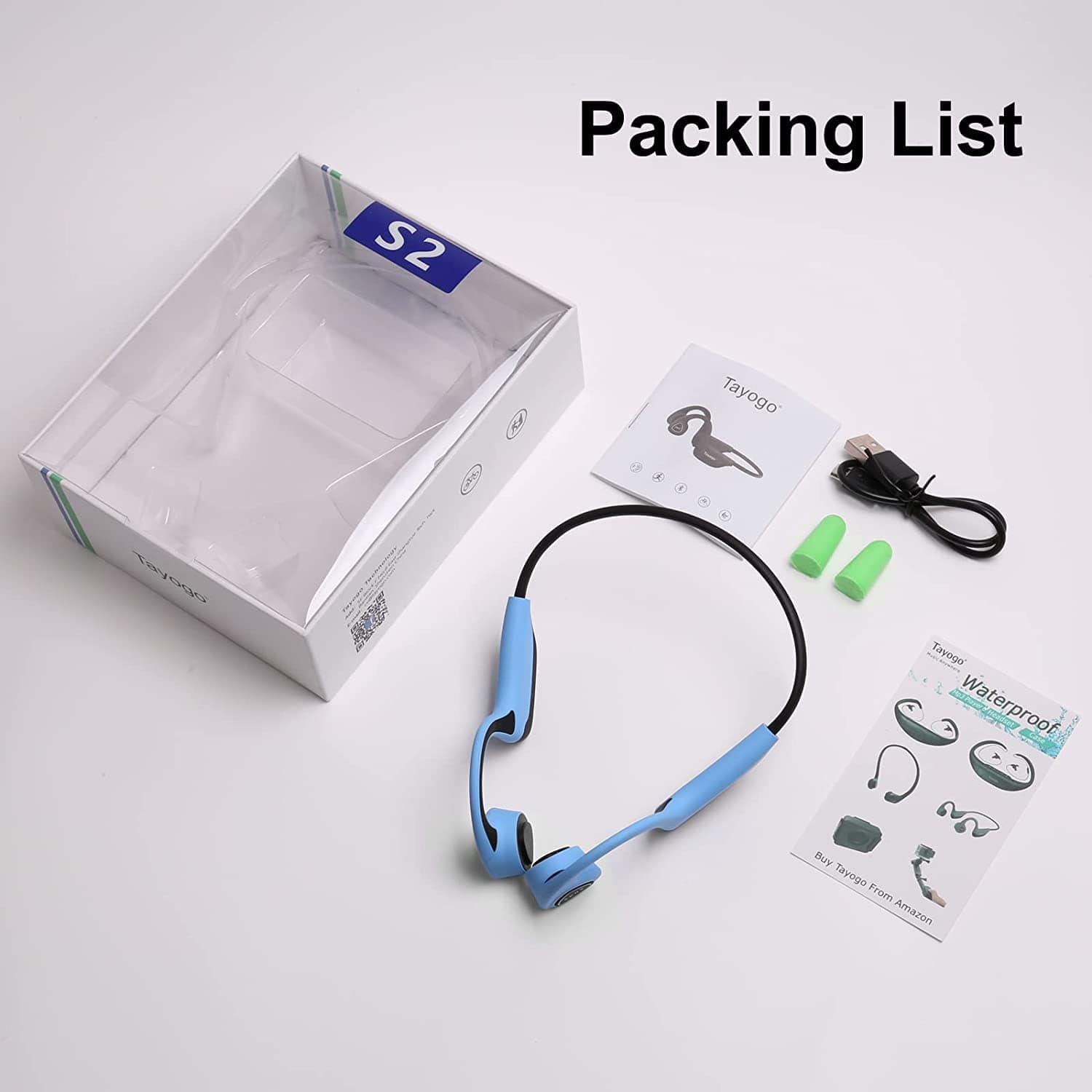 Audífonos de conducción ósea Tayogo, Audífonos inalámbricos - Imagen 10