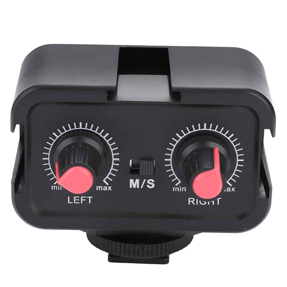 Adaptador de Mezclador de Audio para Cámaras DSLR, WS V2